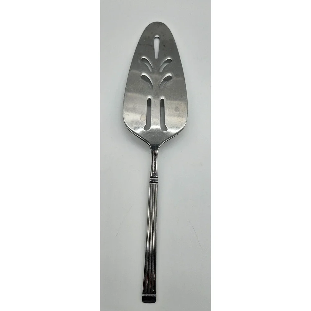 Vintage‎ Stainless Korea Slotted Serving Spatula Pie Cake Server Utensil